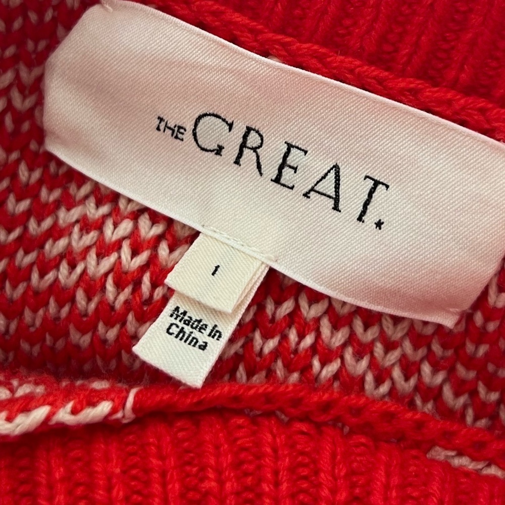 The Great Red Snowflake Pullover in Alpine Spice Small (1) - Picture 9 of 11